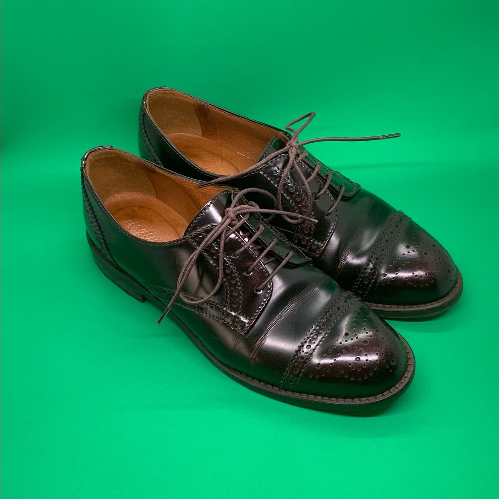 MADEWELL Keaton Leather wingtip Oxfords